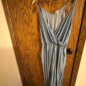 Wrap front jumpsuit